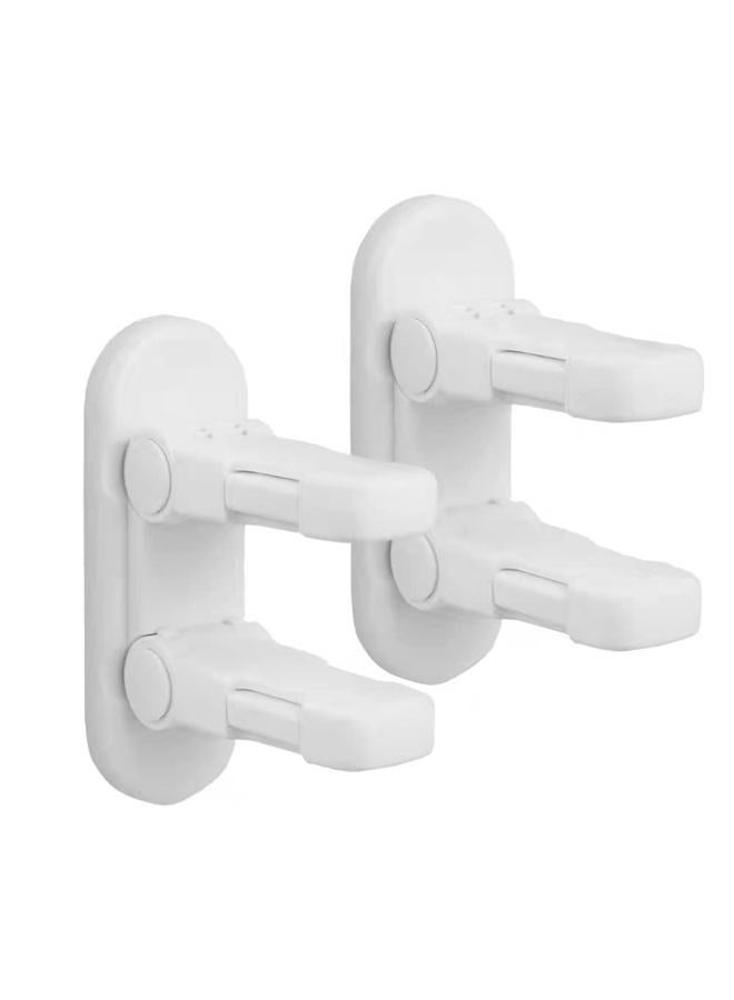 Flowden Improved Childproof Door Lever Lock（2 Pack）Prevents Toddlers from Opening Doors. Durable ABS with Adhesive Backing. Simple Install, No Tools Needed - Image 1
