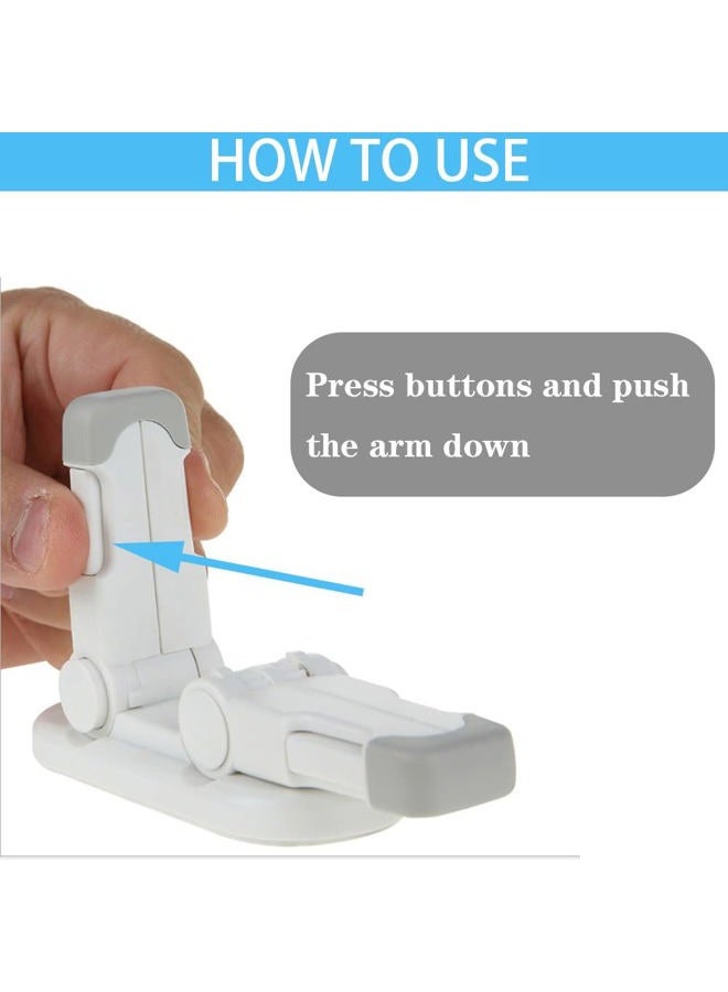 Flowden Improved Childproof Door Lever Lock（2 Pack）Prevents Toddlers from Opening Doors. Durable ABS with Adhesive Backing. Simple Install, No Tools Needed - Image 4