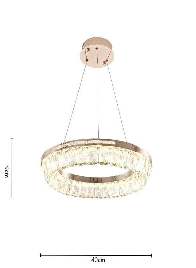 Fiamco modern chandelier with 3 LED lights - 6015-D400 - Image 2