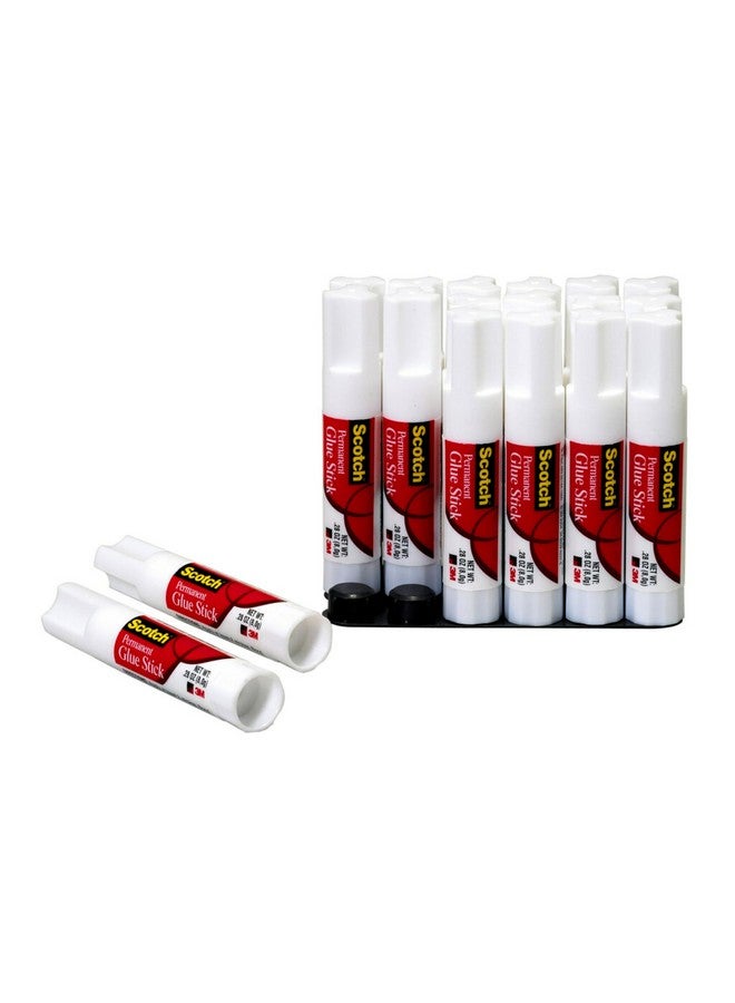 سكوتش عصا غراء، 0.28 أونصة، عبوة من 18 قطعة، خالية من الأحماض وغير سامة (6008-18)