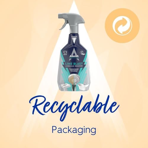 Astonish Specialist Ultimate Limescale Remover Cool Eucalyptus - No Scrub Cleaner Tackles Hard Water, Limescale, Rust & Calcium - Cruelty Free Bathroom & Kitchen Cleaning Solution, 750ml Spray Bottle - Image 4