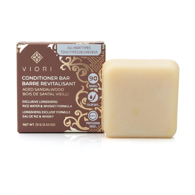 Viori Hamish Co Conditioner Bar Aged Sandalwood Conditioner for Men Handcrafted with Scottish Islay and Whiskey Infused Made from Natural Ingredients Sulfate Paraben Cruelty and PlasticFree - Image 3