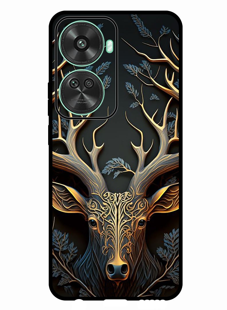 Theodor Protective Case Anti Scratch Shock Proof Bumper Cover For Huawei nova 11 SE Deer Head - Image 1