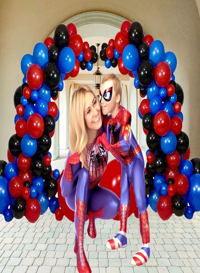 STK Balloons Arch COMPATIBLE FOR Spiderman Balloon Garland Kit Spidey and His Amazing Friends Birthday Decorations Backdrop Party Supplies Hombre Araña Decoraciones Globos Para Cumpleaños de Globo - Image 1