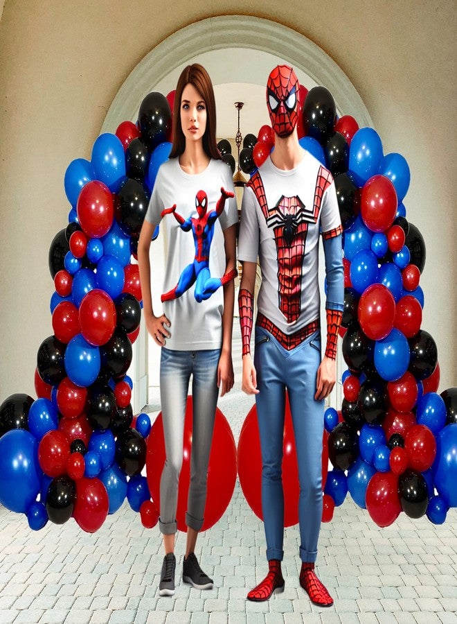 STK Balloons Arch COMPATIBLE FOR Spiderman Balloon Garland Kit Spidey and His Amazing Friends Birthday Decorations Backdrop Party Supplies Hombre Araña Decoraciones Globos Para Cumpleaños de Globo - Image 4