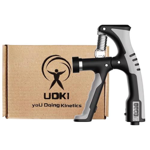 UDKI TITAN Hand Grip Strengthener | Adjustable 10-100kg Resistance, Mechanical Counter & Non-Slip Gripper | Forearm Exerciser for Muscle Building, Injury Recovery, Arm Strengthening - Image 1