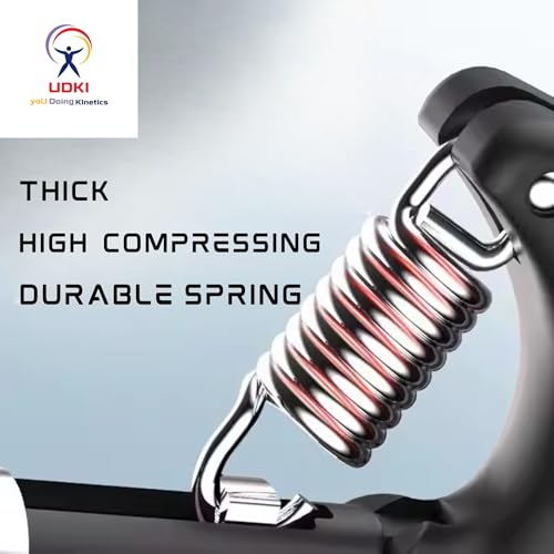 UDKI TITAN Hand Grip Strengthener | Adjustable 10-100kg Resistance, Mechanical Counter & Non-Slip Gripper | Forearm Exerciser for Muscle Building, Injury Recovery, Arm Strengthening - Image 4