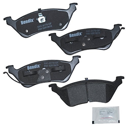 Bendix Priority1 CFC858 Ceramic Rear Brake Pads for Chrysler Town & Country 2007-2001, Voyager 2008-2001, Dodge Caravan 2007-2001, Grand Caravan 2007-2001 - Image 4