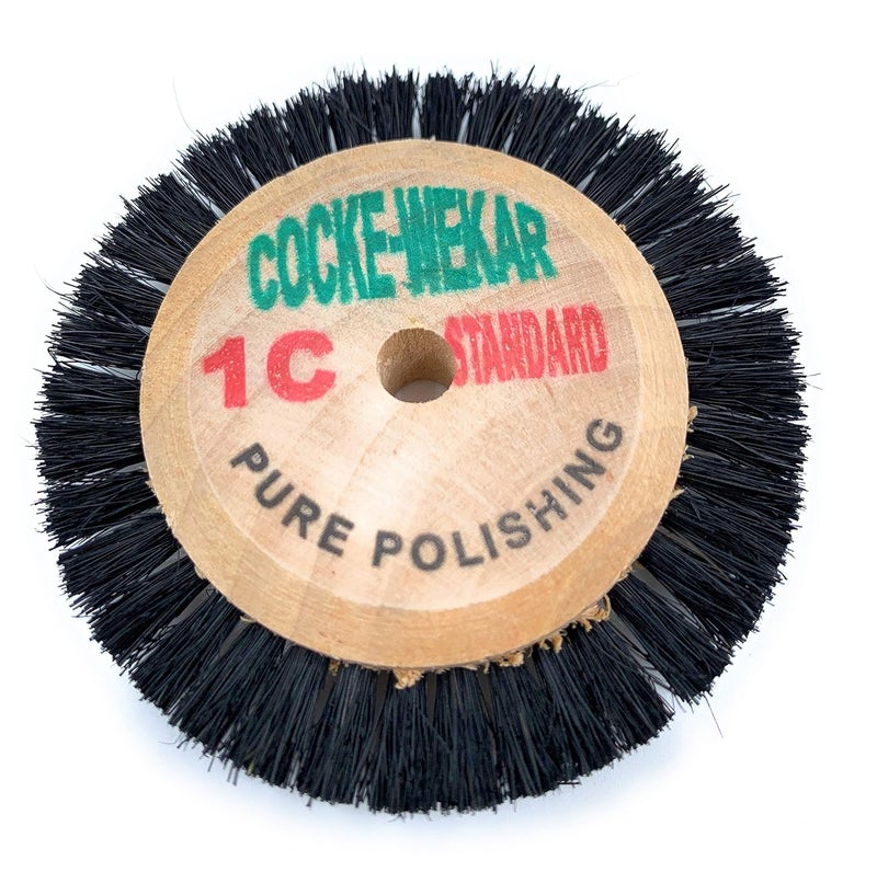 Aone 1C Circular Polishing Brush 1 Row Hard Bristles Wheels 6pcs Pure Chungking Wooden Hub Multipurpose for Dental Work, Jewellery Making & Repair, Watchmaking, Model Making & Hobby Crafts DIY - Image 3