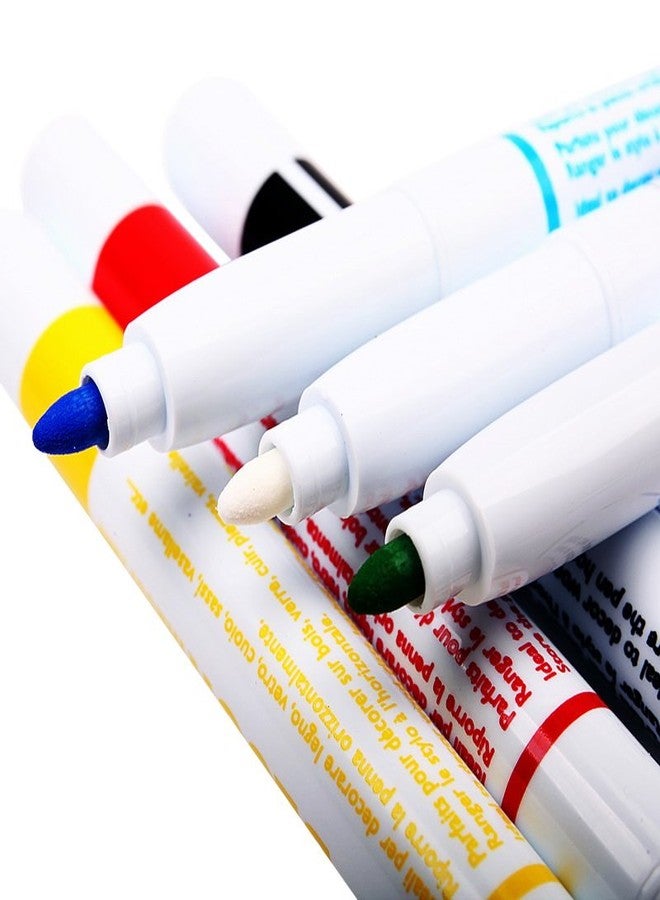 GIOTTO Decor Materials Multi-surfaces Paint Markers, Medium Tip - 4mm Nib, 6 x Assorted Colours, Ideal for Children, Parties and Schools - Image 5