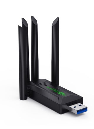 USB WiFi adapter, 1300Mbps dual band 5Ghz wireless network external receiver, suitable for high speed wireless network encryption dongle on PC, desktop and Mac, supports Windows 11/10/8.1/8/7 XP, circular four antenna - pzsku/Z79EAB282F912BA50A286Z/45/_/1735628789/2fc4f71e-4ea0-49d2-9628-5c475853f480