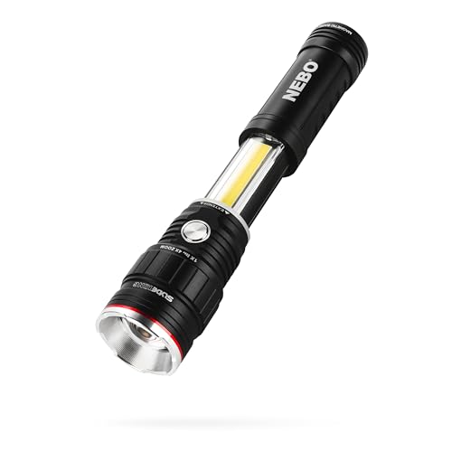 NEBO SLYDE KING Flashlight | High Lumens, Rechargeable COB Work Light & LED Flashlight, Waterproof, Magnetic Base, Great for Camping & Hunting, Includes Charging Cable - Image 1