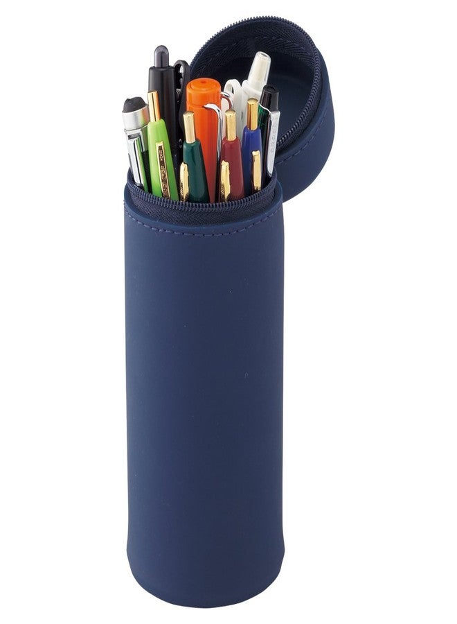 LIHIT LAB Stand Pencil Case Navy A7692-11 - Image 3