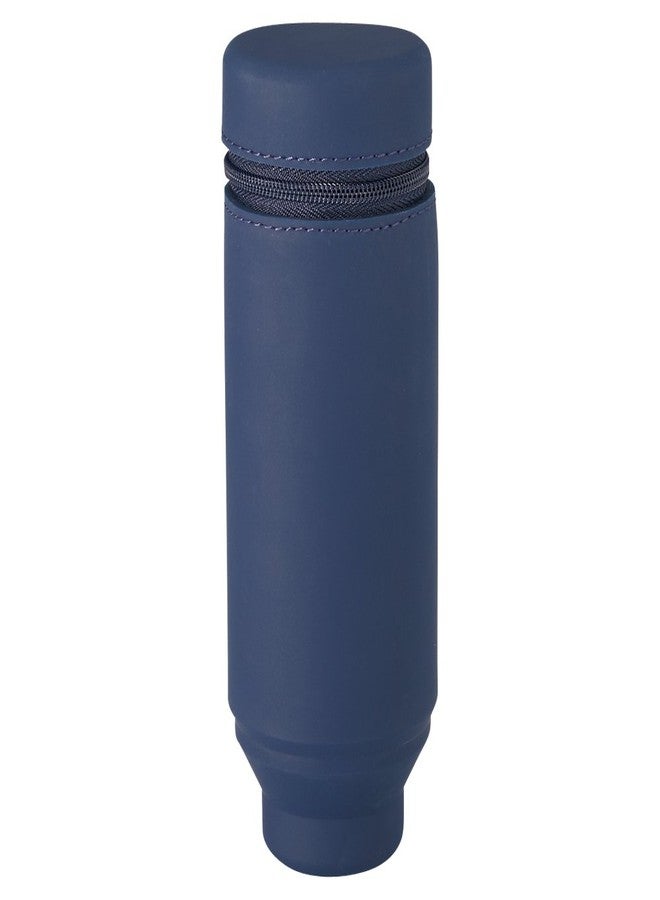 LIHIT LAB Stand Pencil Case Navy A7692-11 - Image 1