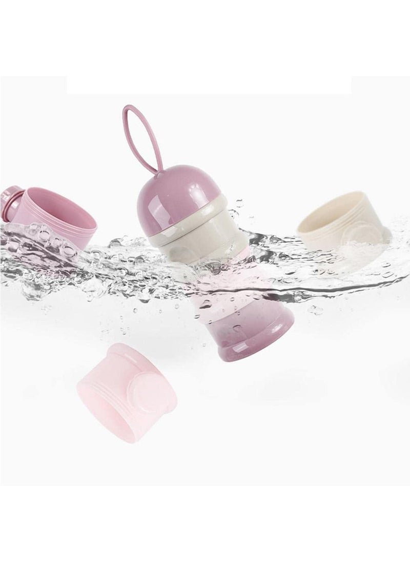 We Happy - Portable Baby Food 4 Layers Lunch Box Snack Container Milk Powder Fruits Storage - Image 1