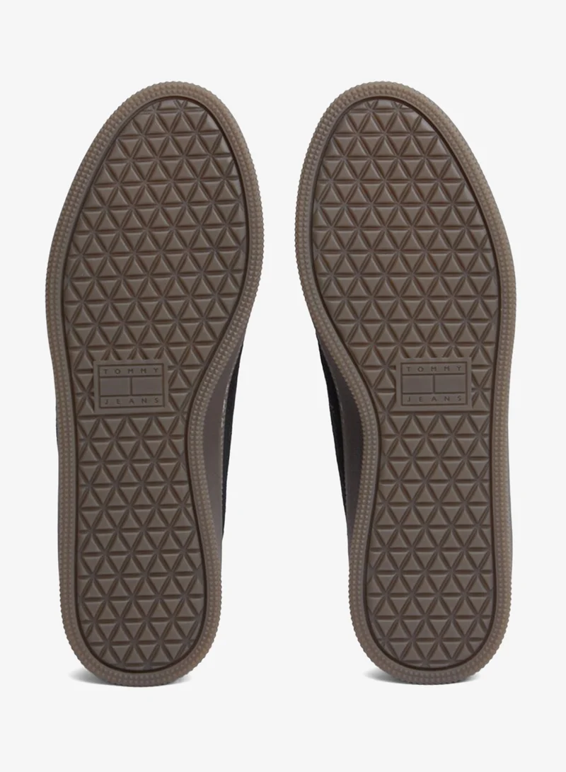 Tommy Jeans  The Greenwich Logo Suede Court Trainers for Men | Best Price UAE