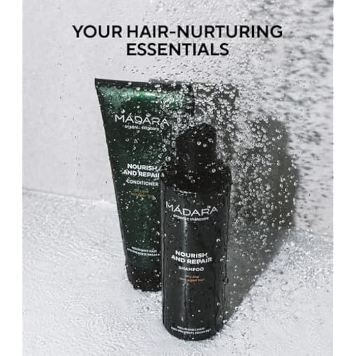 Madara Organic Skin Care Nourish and Repair Conditioner - 200 ml | Enriched with Quince and Nettle Extracts | For Dry, Brittle, and Dull Hair | Cruelty-Free and Vegan - Image 5