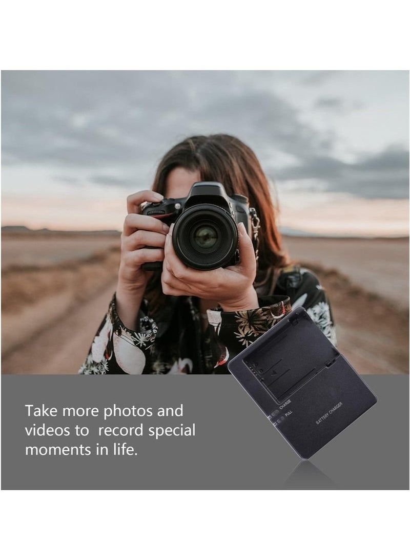 شاحن بطارية سريع LC-E8 متوافق مع بطارية LC-E8 LP-E8 لكاميرات Canon EOS Rebel T2i T3i T4i T5i 550D 600D 650D 700D X4 X5 X6 X6i X7i (ليس لكاميرات Rebel T2 وT3 وT4 وT5) - Image 3