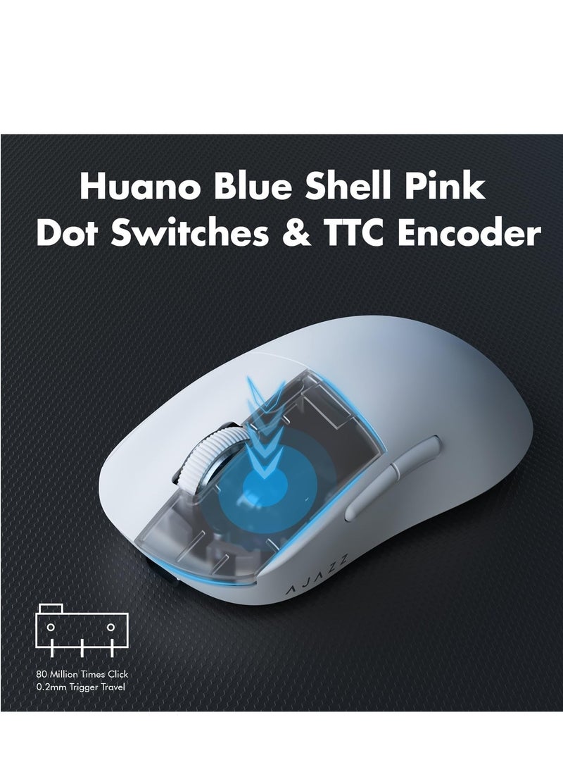 Ajazz 159PRO 8Khz Bluetooth/2.4G/Wired Lightweight Gaming Mouse with Magnetic Charging Dock  - Image 3