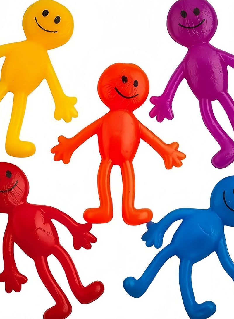 اعاره 36 حزمة رجل قابلة للانحناء مع ألوان ممتعة متنوعة ، لعبة ملصقات لزجة لزجة غوي لزجاء لصالح الإجهاد ، رائع لصالح الحفلات - Image 4