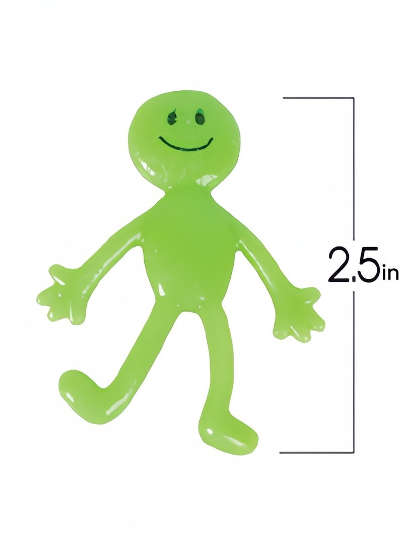 اعاره 36 حزمة رجل قابلة للانحناء مع ألوان ممتعة متنوعة ، لعبة ملصقات لزجة لزجة غوي لزجاء لصالح الإجهاد ، رائع لصالح الحفلات - Image 5