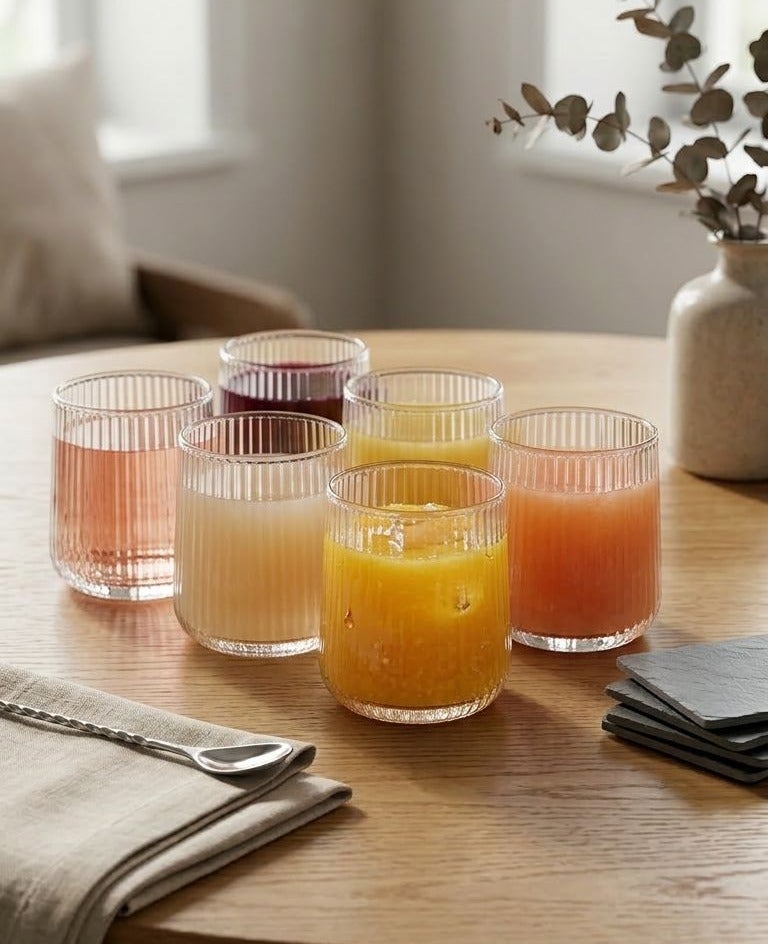 طقم أكواب عصير وماء ، 6 قطع - Image 1