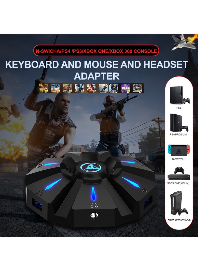 Generic - Keyboard and mouse adapter set supports a variety of game console device game controllers in the market. - Image 1
