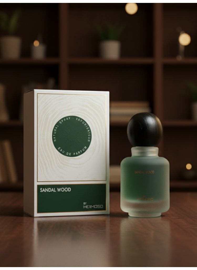 Hermoso Sandalwood Eau de Parfum 100ml | Warm & Spicy Woody Fragrance for Men | Long-Lasting EDP - Image 2