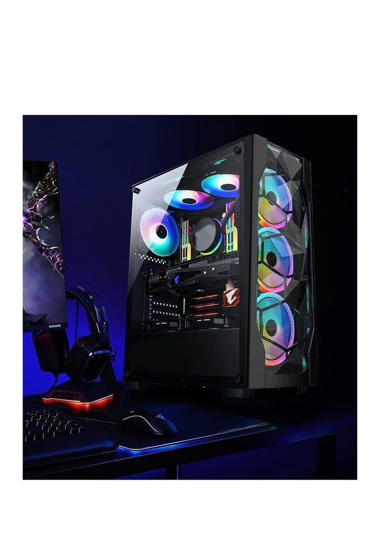 PC Gaming Core i5-12400F Processor/16GB RAM/1TB SSD/NVIDIA GeForce RTX 6G3050 B Graphics/Windows 10 Pro Black  - Image 2