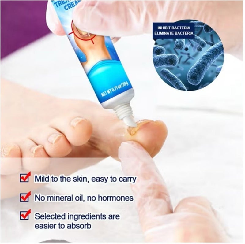 Sumifun Nail Fungus Treatment Cream, Soothing Nail Discomfort,Broken Nail Repair,Easier Foot Care,Bad Nail Care Ointment, Nail Fungus Treatment, Nail Growth and Repair, Nail Treatment Repair Cream 20g - Image 5
