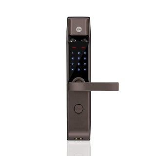 Yale YDM 4115A Smart Digital Door Lock for Wooden Door with Fingerprint Pincode Mechanical Keys App Enabled Access Bluetooth WiFi for Home Office 1 Year Warranty Matte Finish Bronze - pzsku/Z79EB2D6A490AF6E70ABCZ/45/1748264772/3aeebc12-842f-491b-a583-50bc953340e9