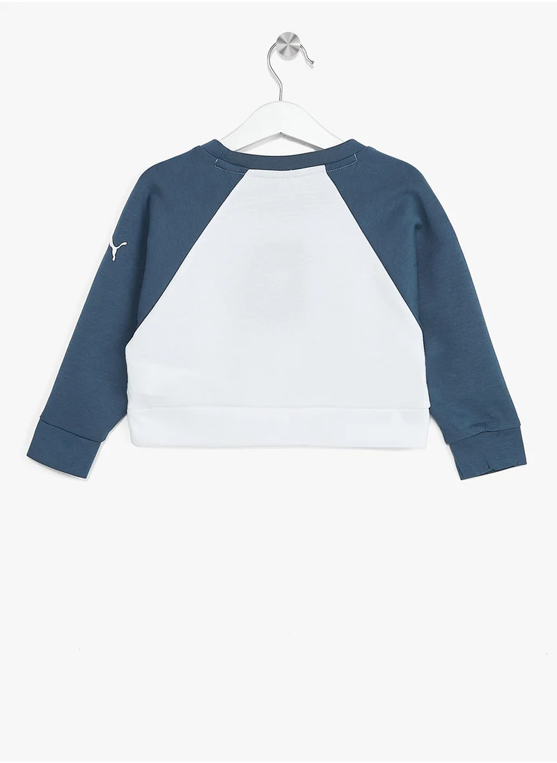 PUMA Girls Modern Sports Crew Sweatshirt