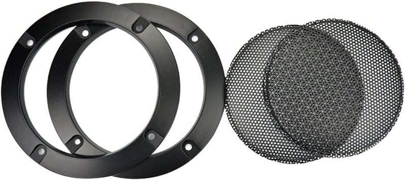 Floratek 2PCS 6.5 Inch Car Speaker Grill Cover Guard Protector with Black Metal Mesh - Image 5