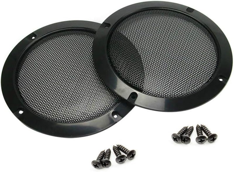 Floratek 2PCS 6.5 Inch Car Speaker Grill Cover Guard Protector with Black Metal Mesh - Image 3