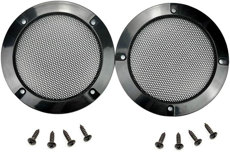 Floratek 2PCS 6.5 Inch Car Speaker Grill Cover Guard Protector with Black Metal Mesh - Image 1