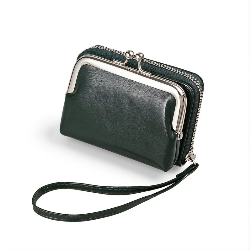 No Spill Coin Purse Heavy Duty Zipper Stain Resistant Scratch Proof Easy Care White 73 - Image 1