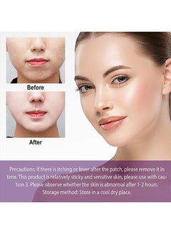 EELHOE 60 Pack Face Lifting Tape - Face Lifting Tape Patches For Chin Lift - Invisible Face Lifting Stickers Double Chin Face Wrinkle Patch - V Face Invisible Lifting Stickers  - Image 3