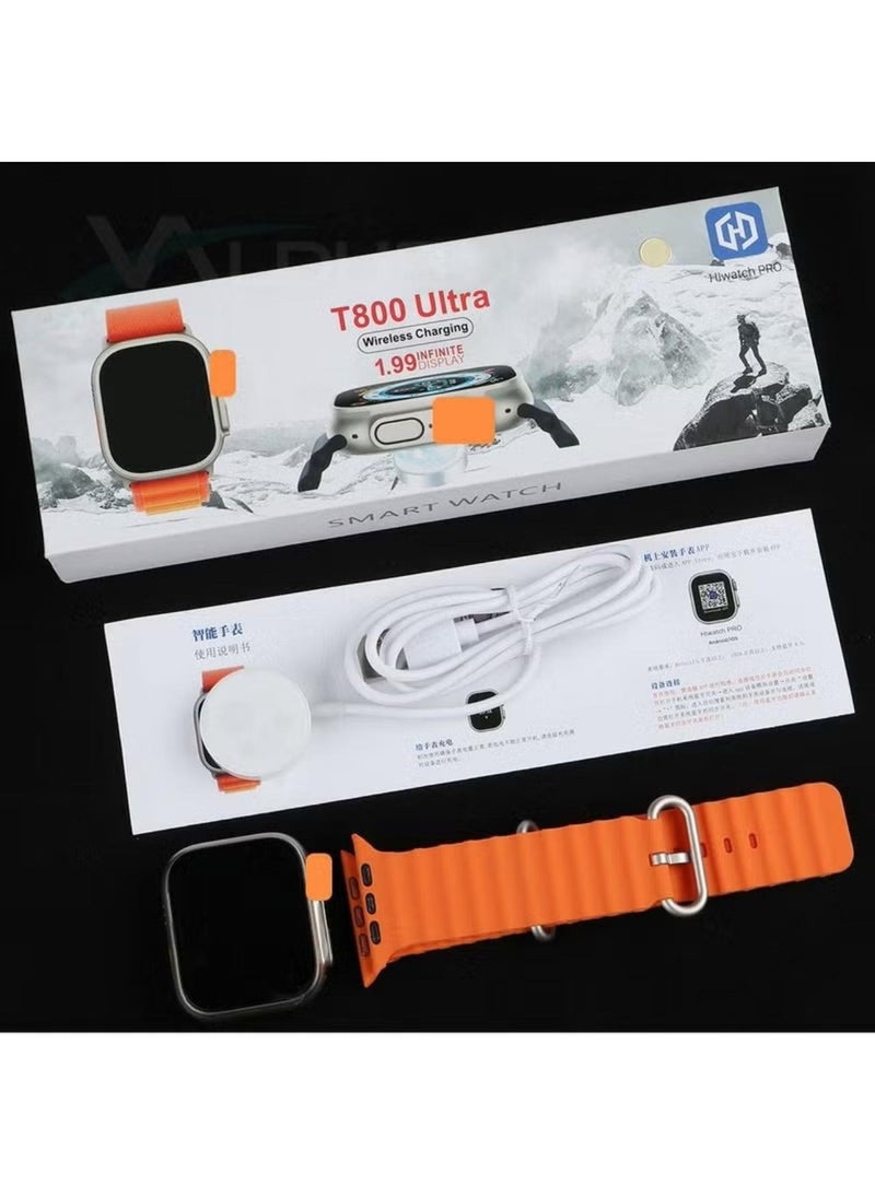Generic - Series 8 T800 Ultra Smart watch with NFC and Wireless Charging For Android and IOS - Image 1