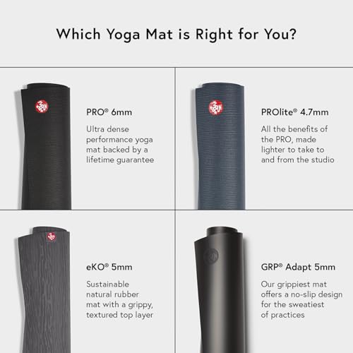 Manduka PRO Yoga Mat – Premium 6mm Thick Mat, High Performance Grip, Support and Stability in Yoga, Pilates, Gym, FitnessStandard, 71 Inches, Purple Color - Image 3