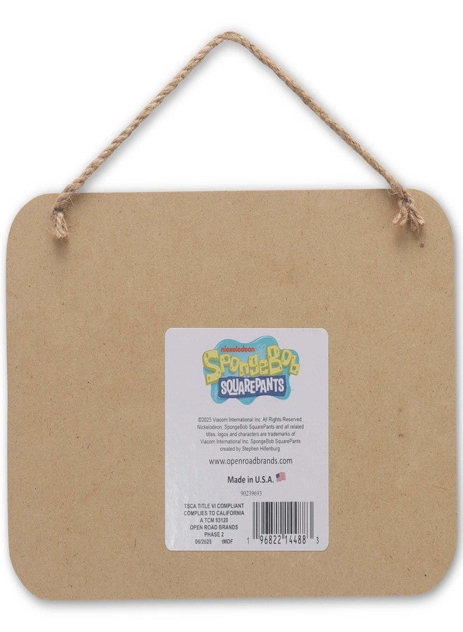 أوبن رود براندز لوحة خشبية معلقة عليها رخصة قيادة سبونج بوب سكوير بانتس بيكيني بوتوم - ديكور حائط سبونج بوب مضحك للمنزل - Image 3