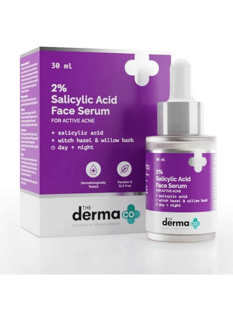 2% Salicylic Acid Face Serum for Acne & Acne Marks - 30 ml(dermaco)