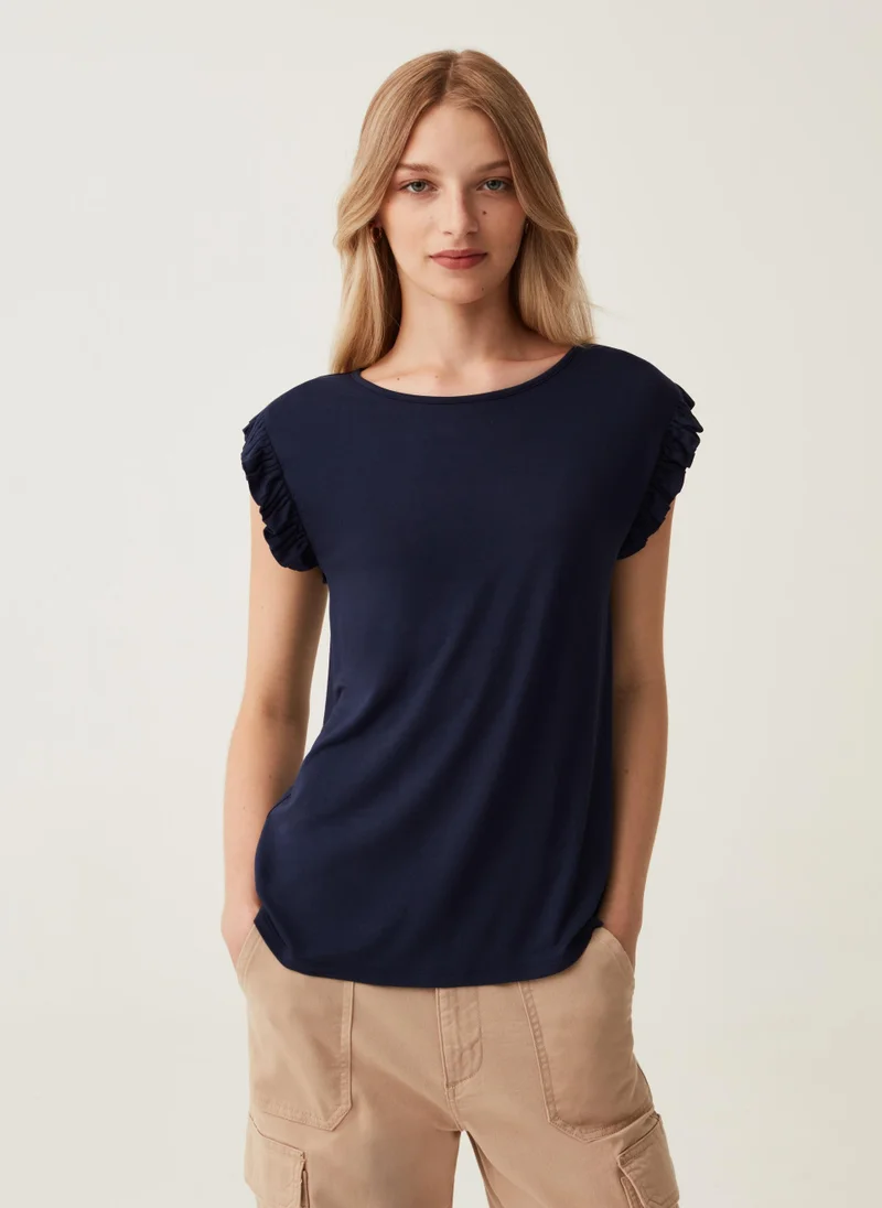 Ovs Ovs Sleeveless T-Shirt With Frills