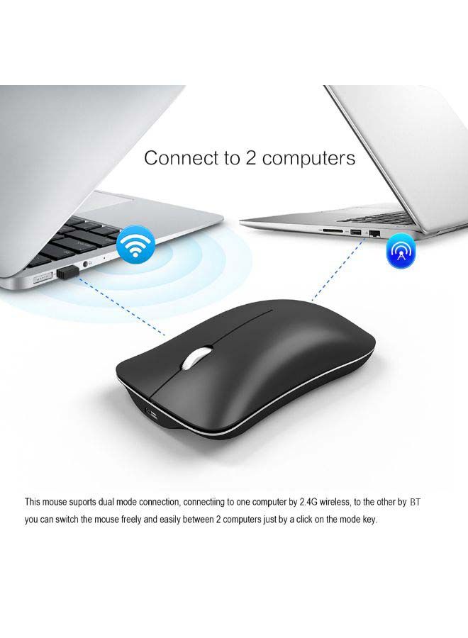 نيبمينينت ماوس لاسلكي بتصميم مريح يعمل بتردد 2.4 جيجاهرتز أسود - Image 3