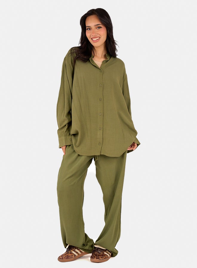 Clue Lightweight Tencel Pants  - Image 4