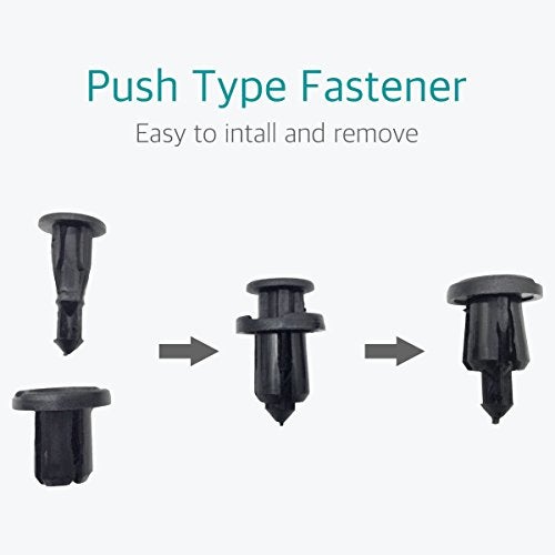 Lantee 50 Pcs Nylon Bumper Push-Type Retainer Clips Fit for Nissan 01553-09241 240SX, 350Z, 370Z, Altima, Cube, Maxima, Murano, NV, Pathfinder, Quest, Rogue, Rogue Sport, Sentra, Titan, Versa, Xterra - Image 4