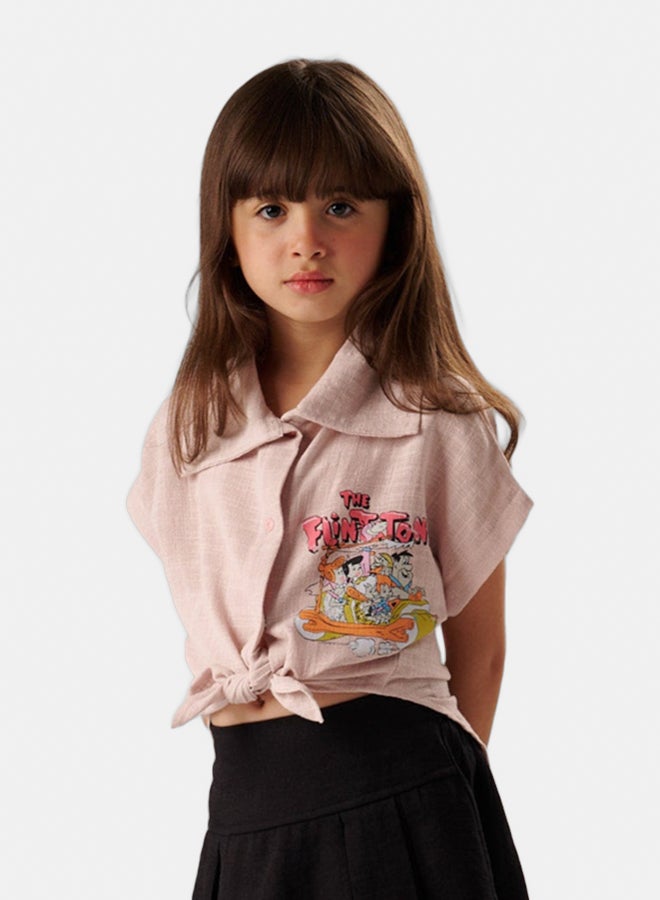 جودي ميني قميص مطبوع فلينستونز - Image 3