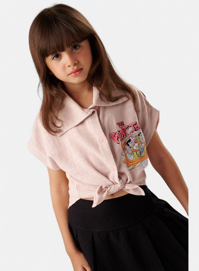 جودي ميني قميص مطبوع فلينستونز - Image 4