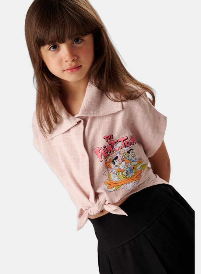 جودي ميني قميص مطبوع فلينستونز - Image 5