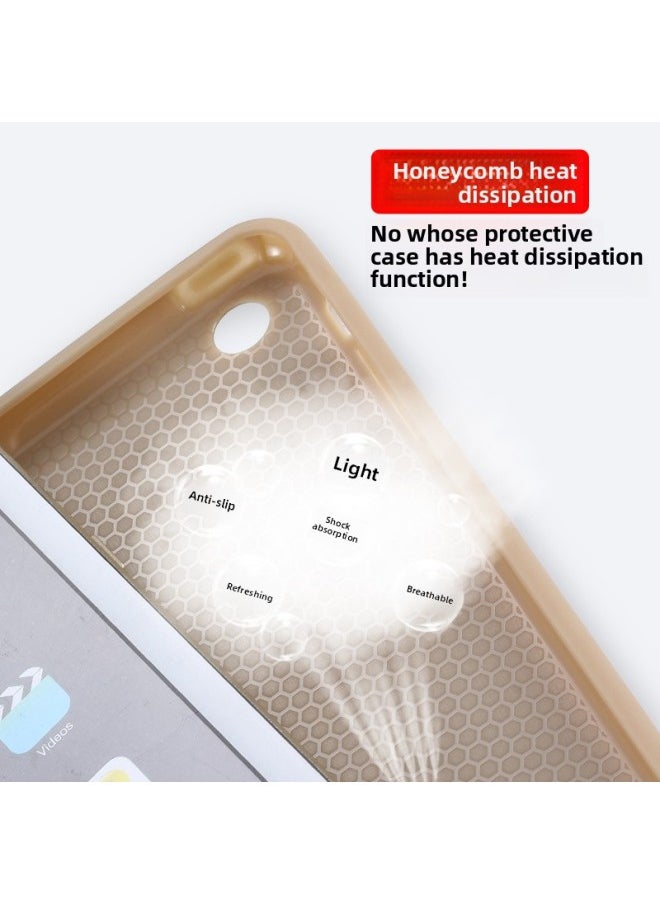 Generic - Suitable For IpadAir6 Protective Case 789 Generation Leather Case Air4/5 Soft Case Pro11 Three-fold One-piece Logo Can Be Printed-Color:Sky Blue-Applicable Model:Pro 9.7 Inch (special) - Image 1