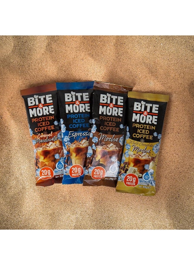 BITE & MORE PROTEIN ICED COFFEE,CARAMEL MACCHIATO FLAVOUR 33G - Image 4